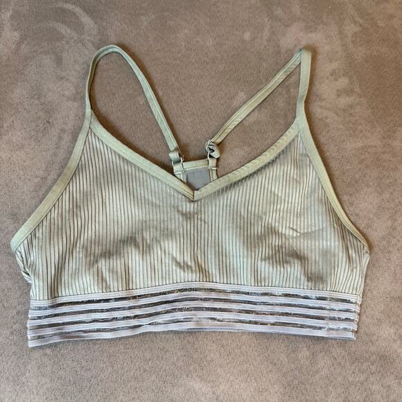 Pink Sport Victoria's Secret Ultimate Lightly Lined Sports Bra Bralette Green M - Picture 1 of 7